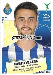 Sticker Fabio Vieira - Futebol 2020-2021 n. 250 - Panini