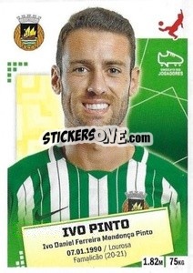Sticker Ivo Pinto - Futebol 2020-2021 - Panini