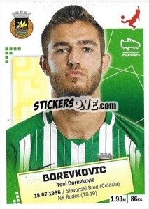 Figurina Borevkovic - Futebol 2020-2021 - Panini