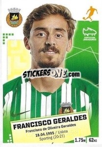 Cromo Francisco Geraldes - Futebol 2020-2021 - Panini