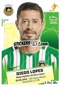 Cromo Diego Lopes - Futebol 2020-2021 - Panini