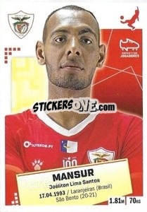 Sticker Mansur - Futebol 2020-2021 - Panini