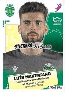 Sticker Luis Maximiano - Futebol 2020-2021 n. 289 - Panini