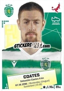 Sticker Coates - Futebol 2020-2021 n. 294 - Panini