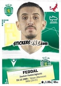 Sticker Feddal - Futebol 2020-2021 n. 295 - Panini