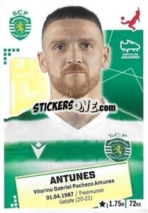 Sticker Antunes - Futebol 2020-2021 - Panini