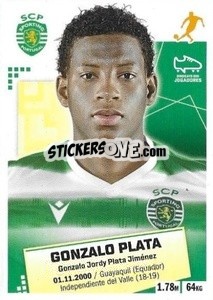 Sticker Gonzalo Plata - Futebol 2020-2021 n. 302 - Panini