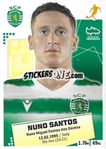 Sticker Nuno Santos - Futebol 2020-2021 n. 303 - Panini