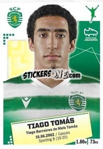 Sticker Tiago Tomas - Futebol 2020-2021 n. 306 - Panini