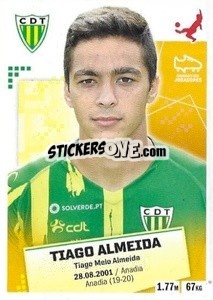 Sticker Tiago Almeida - Futebol 2020-2021 n. 309 - Panini
