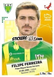 Sticker Filipe Ferreira - Futebol 2020-2021 n. 313 - Panini
