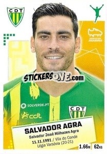 Sticker Salvadoe Agra - Futebol 2020-2021 n. 321 - Panini