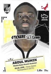 Sticker Abdul Mumin - Futebol 2020-2021 n. 330 - Panini