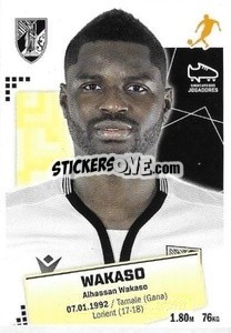 Sticker Wakaso - Futebol 2020-2021 n. 333 - Panini