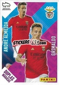 Sticker Andre Almeida / Grimaldo - Futebol 2020-2021 - Panini