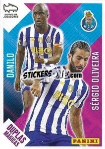 Sticker Danilo / Sergio Oliveira - Futebol 2020-2021 n. 345 - Panini