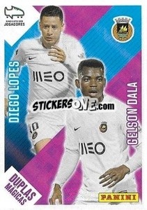 Sticker Diego Lopes / Gelson Dala - Futebol 2020-2021 - Panini