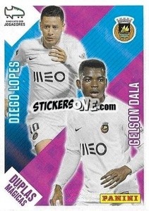 Sticker Diego Lopes / Gelson Dala - Futebol 2020-2021 n. 346 - Panini