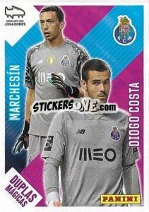 Sticker Marchesin / Diogo Costa - Futebol 2020-2021 n. 349 - Panini