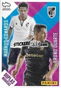 Sticker Marcus Edwards / Bruno Duarte - Futebol 2020-2021 - Panini