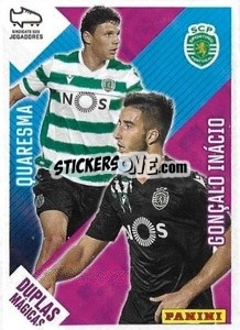 Sticker Quaresma / Goncalo Inacio - Futebol 2020-2021 n. 355 - Panini
