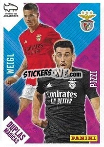 Sticker Weigl / Pizzi - Futebol 2020-2021 n. 358 - Panini