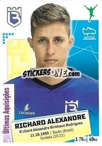 Sticker Richard Alexandre - Futebol 2020-2021 - Panini