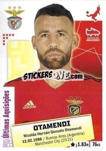 Sticker Otamendi - Futebol 2020-2021 n. 384 - Panini
