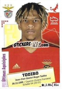 Sticker Todibo - Futebol 2020-2021 n. 385 - Panini
