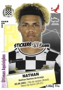 Sticker Nathan - Futebol 2020-2021 - Panini