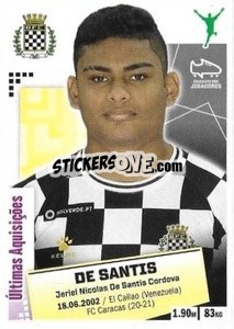 Cromo De Santis - Futebol 2020-2021 - Panini