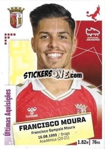 Sticker Francisco Moura - Futebol 2020-2021 n. 390 - Panini