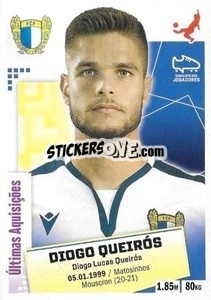Sticker Diogo Queiros - Futebol 2020-2021 - Panini