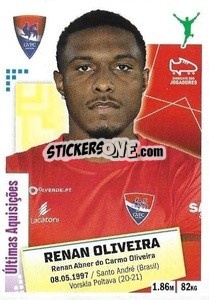 Figurina Renan Oliveira - Futebol 2020-2021 - Panini