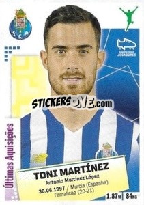 Figurina Toni Martinez - Futebol 2020-2021 - Panini