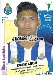 Sticker Evanilson - Futebol 2020-2021 n. 410 - Panini