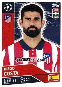 Sticker Diego Costa - UEFA Champions League 2020-2021 n. ATM18 - Topps