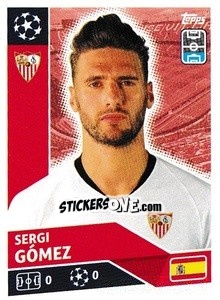 Sticker Sergi Gómez - UEFA Champions League 2020-2021 n. SEV6 - Topps