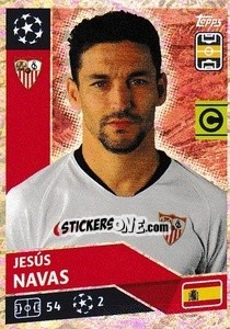 Figurina Jesus Navas (Captain) - UEFA Champions League 2020-2021 - Topps