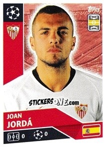 Figurina Joan Jordá - UEFA Champions League 2020-2021 - Topps