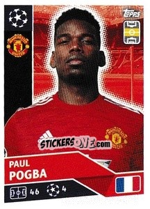 Sticker Paul Pogba - UEFA Champions League 2020-2021 - Topps