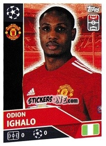 Sticker Odion Ighalo - UEFA Champions League 2020-2021 - Topps