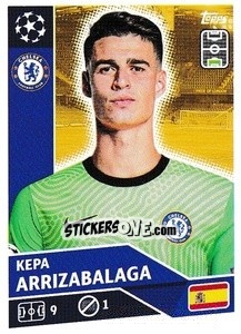 Sticker Kepa Arrizabalaga - UEFA Champions League 2020-2021 - Topps