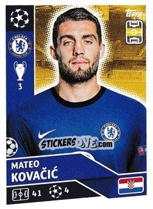 Sticker Mateo Kovačić - UEFA Champions League 2020-2021 - Topps