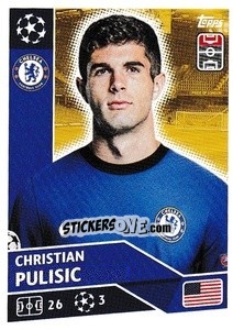 Cromo Christian Pulisic - UEFA Champions League 2020-2021 - Topps