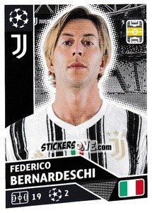 Cromo Federico Bernardeschi - UEFA Champions League 2020-2021 - Topps