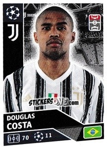 Sticker Douglas Costa - UEFA Champions League 2020-2021 - Topps