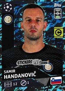 Figurina Samir Handanovič (Captain) - UEFA Champions League 2020-2021 - Topps