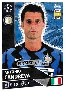 Sticker Antonio Candreva - UEFA Champions League 2020-2021 - Topps
