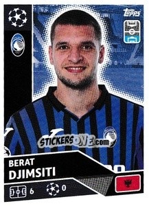 Sticker Berat Djimsiti - UEFA Champions League 2020-2021 - Topps